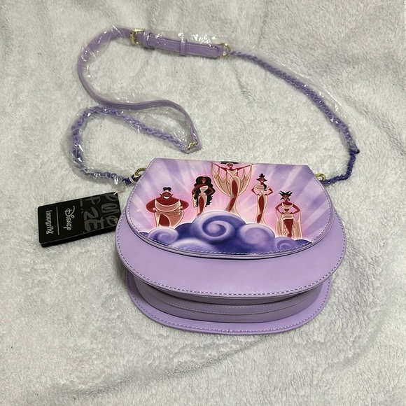 Disney Loungefly Hercules The Muses Cross Body Purse - Picture 1 of 4